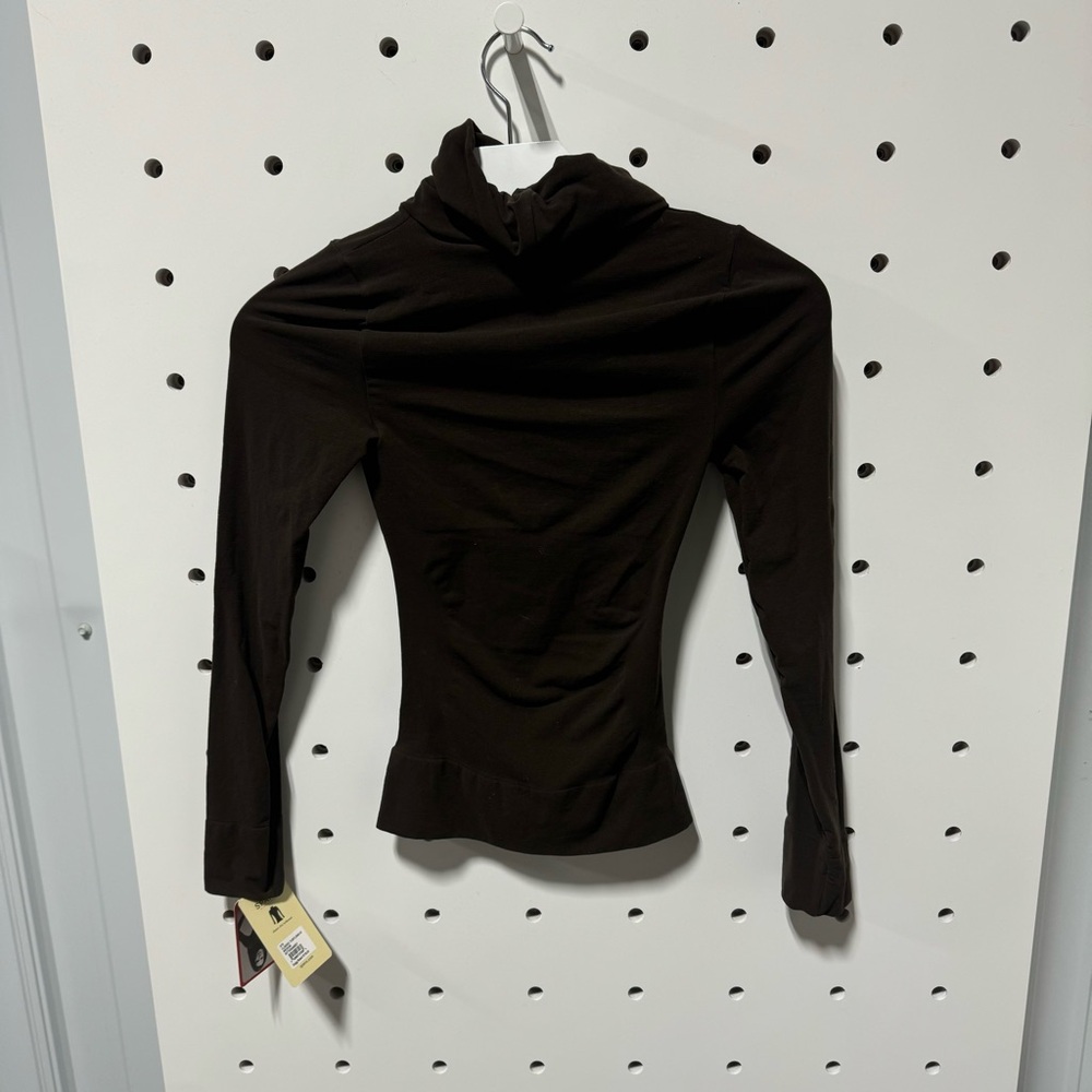 Women's Black Turtleneck Top - Picture 4 of 4
